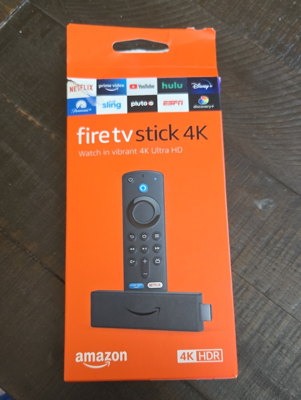 Amazon Fire TV Stick 4K HDR - Top Open Never Taken Out